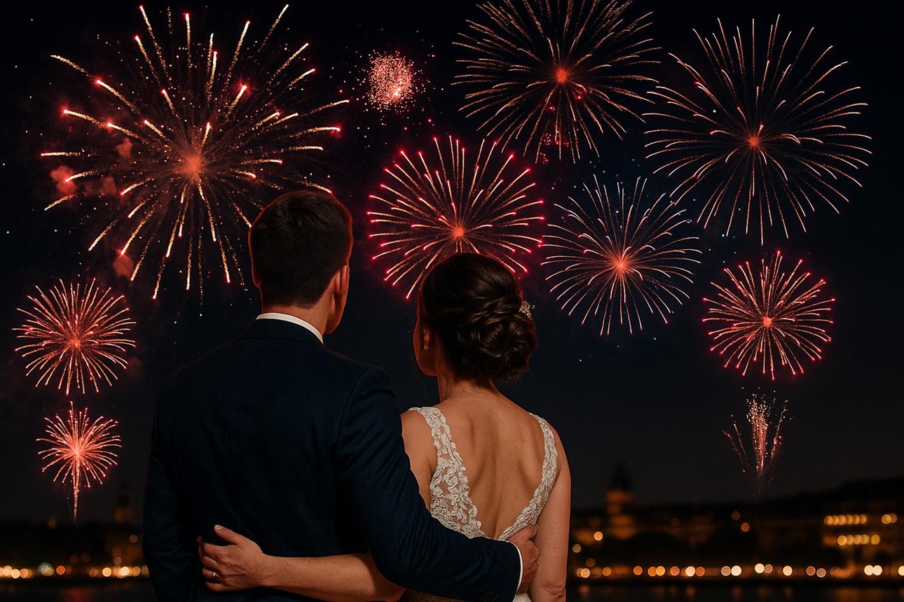 Hochzeitsfeuerwerk